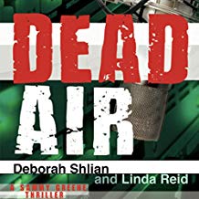 Book cover for "Dead Air" featuring bold red and white text on a dark background.